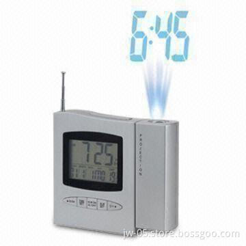Projection Alarm Clock with FM Radio
